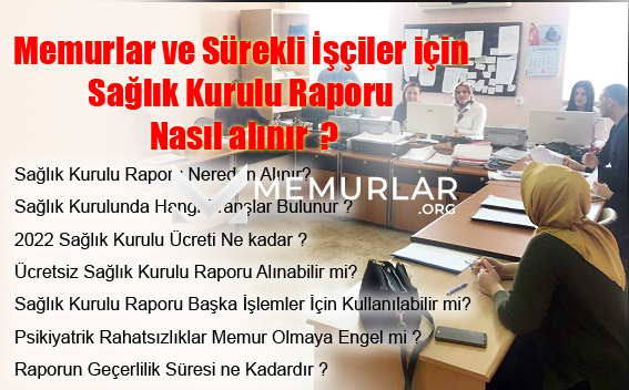 sağlık raporu